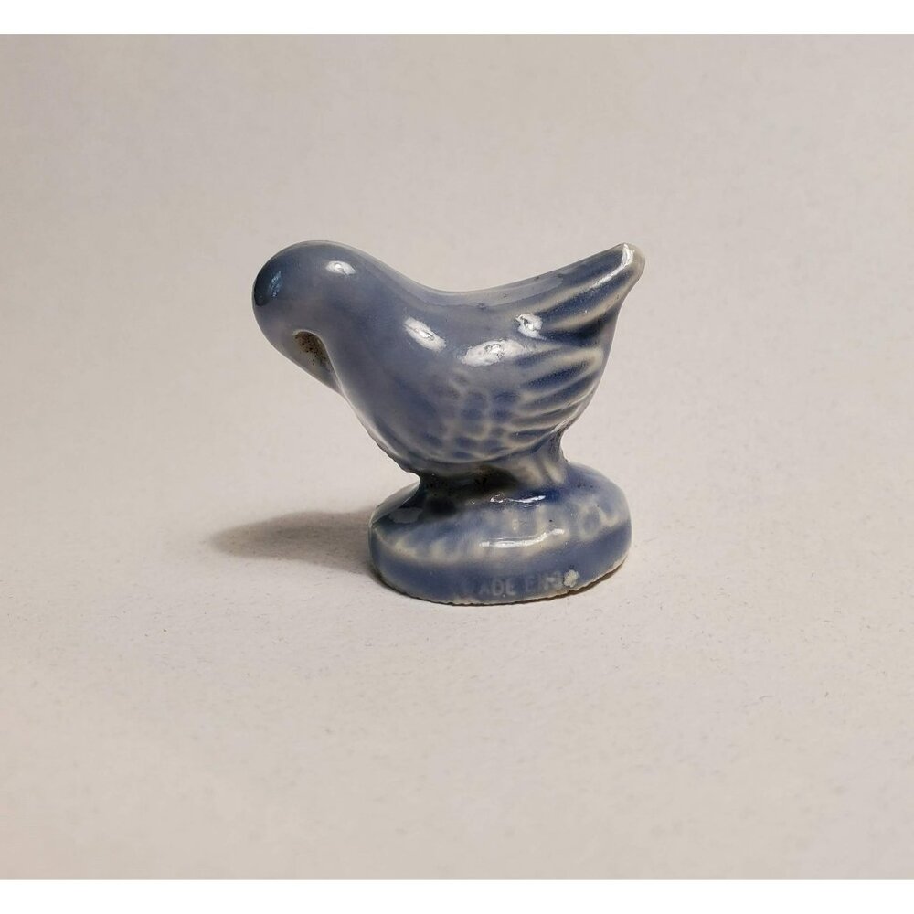 Blue Goose Figurine, Wade Whimsies Geese, Wade Pottery England Vintage Miniature - Picture 4 of 4